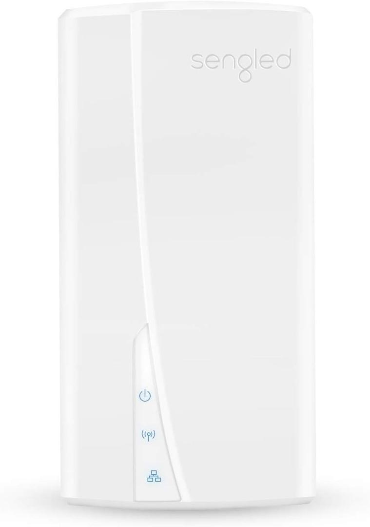 Sengled Smart Home Hub Z01-hub, Used Zigbee Smart Products Smart Bulbs, Compatible with Alexa, Google Assistance, White, 1 Pack