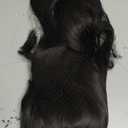 Long Straight Remy Hair Wigs Natural Black Heat Resistant Fiber Hair Full Machine Wig with Bangs Cosplay Party Wig For Fashion Women (24 Inch)