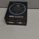 Portable Bluetooth Shower Speaker with Lights, Bluetooth 5.3, Small Wireless Speaker for Outdoor (Black)