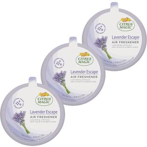 Citrus Magic Odor Absorbing Solid Air Freshener, Lavender Escape, 8 Ounce (Pack of 3)