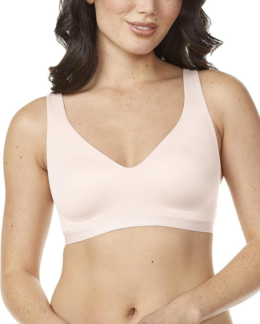 Warner's Womens Cloud 9 Super Soft, Smooth Invisibles Look Wireless Lightly Lined Comfort Bra Rm1041a (X-Large)
