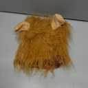 Golden Retriever Dog Cat Funny Cute Cute Wig Lion Head Hat (Light brown + tail)
