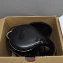 Secura Original Stainless Steel Double Wall Electric Water Kettle 1.8 Quart with Auto Shut-Off & Boil-Dry Protection, Black Onyx SWK-1701DA/HB-3227B