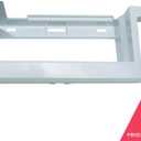 Frigidaire 137314510 Washer Dispenser Drawer Handle Frame for Washing Machines, White