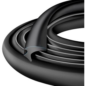 RV Window Seal Rubber Seal Strip Windshield Weather Stripping 1/2'' x 1/4'' Car Weather Stripping Window Glass Edge Seal for RV Boat Truck (26.25Feet)