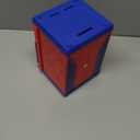 ATM Piggy Bank for Boys Girls, Vcertcpl Mini ATM Coin Bank Money Saving Box with Password, Kids Safe Money Jar for Adults with Auto Grab Bill Slot, Great Gift Toy Bank for Kids S Red