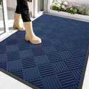OLANLY Front Door Mat Outside Entrance 59x34, Waterproof Heavy-Duty Doormat