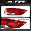 TODO Elantra Tail Lights Compatible with 2017-2018 Hyundai Elantra Taillight Rear Lamp Replace 92401F3000 HY2804140 92402F2020 HY2805142 (Driver Left & Passenger Right Side)