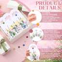 Mifoci 20 Sets Mother's Day Flower Glass Spoons Gifts with Glass Stirring Rods Cards Gift Bags DIY Gifts for Mom from Daughter Son Mothers Day Tea Party Classroom Home Activities Church Bulk