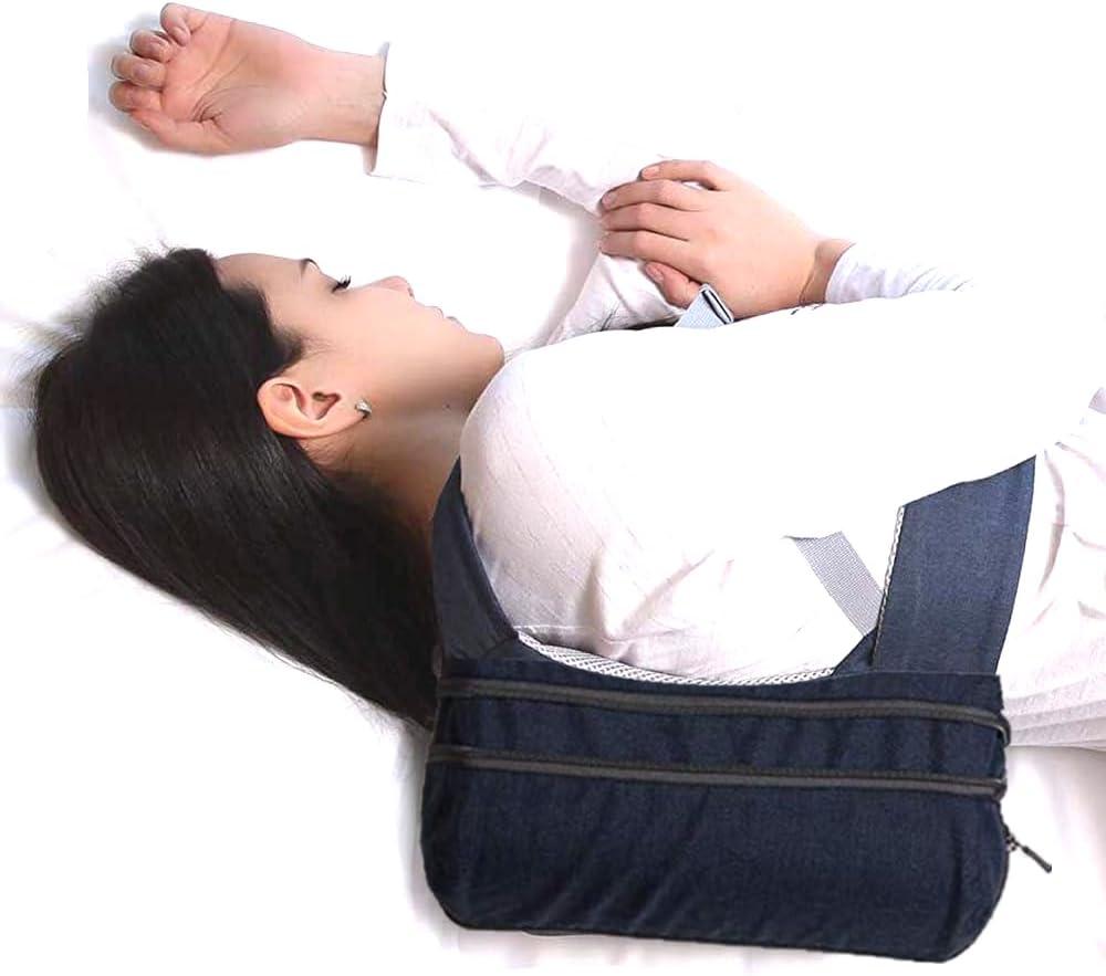 Model 2024 Side-Sleeping Backpack from WoodyKnows, Alleviates Snoring and Sleep Issues Caused by The Back-Sleeping Position, Anti Snoring Solution, Snore Aid Device (L) (Large)