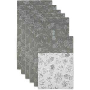 DII Fridge Liner Collection Non-Adhesive, Cut to Fit, Gray Market, 12x24, 6 Piece