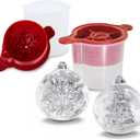 Tovolo Tree and Snowflake Ornament Ice Cube Molds Set of 2 for Holiday Cocktails Christmas Gifts for Men Dishwasher Safe BPA Free Silicone Holiday Ice Cube Mold Ornaments