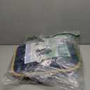 LONBET Laundry Basket with Lid, Made from Breathable Fabric | Aesthetic Clothes Hampers for Laundry with Side Handles & Sturdy Bamboo Frame (26 Gallons - Single, Blue)