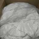 Serta Goose Feather Down Fiber Comforter Twin Size - 100% Cotton Cover Duvet Insert - Hotel Luxury Hypoallergenic Bedding Comforter All Season Medium Warmth 68 x 90 Inch White
