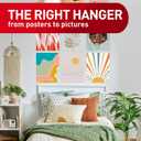Command Poster Strips Value Pack, 64 Strips Damage-Free Poster Hangers, No Tools Requried, Great for Home, Room, Wall, Office, and Dorm Decor, White Adhesive
