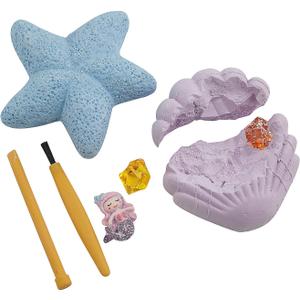 Fun Express 3 1/2" Sea Series Starfish & Seashell Treasure Dig Kits - 12 Pieces