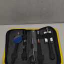 Telescoping Magnetic Pickup Tool Set, Inspection Mirror Telescoping, LED Flashlight, Cool Gadgets for Men, Stocking Stuffers, Gifts for Dad, Husband, Kids, Boyfriend, Magnet Stick (Yellow)