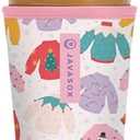 Sok It JavaSok Iced Coffee & Cold Soda Insulated Neoprene Cup Sleeve (Cozy Knits, Medium: 22-28oz), 2 Pack