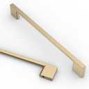 Asidrama 10 Pack 7.5 Inch(192mm) Brushed Brass Kitchen Cabinet Handles, Cabinet Pulls Kitchen Cabinet Hardware for Cupboard Drawer Pulls