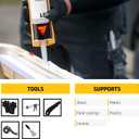 SIKA Sikaflex-221 Multi-Purpose Polyurethane Sealant/Adhesive, 10.1 fl oz, White  Fast-Curing, Permanent Elastic Bond, Weather-Resistant, Sandable & Paintable