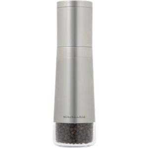 KitchenAid Stainless Steel Filled Pepper Grinder, 8 Inch