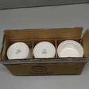 6 oz Ramekins Set of 6, Porcelain Ramekins Dishes for Creme Brulee,Souffle, Lava Cakes, Pudding, Custard Cups for Baking and Dipping,Oven Safe, White 3.7 inch