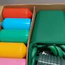 Christmas Decorations - 17Ft Christmas Giant Socket String Lights, with C26 Waterproof Jumbo Multicolored Light Bulb for Outdoor Indoor Outside Holiday Yard Garden Decor, 10 Lights