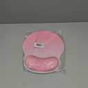 Laborio Ergonomic Mouse Pad Wrist Support, Comfortable Mouse Pad Wrist Rest, Relieve Wrist Pain Gel Mouse pad, Non-Slip Rubber Base Mousepad for Laptop, Computer(Gradient Baby Pink)
