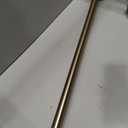Ivilon Tension Curtain Rod - Spring Tension Rod for Windows or Shower, 36 to 54 Inch. Warm Gold