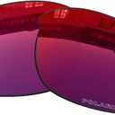 OOWLIT Replacement Lenses Compatible with Oakley Half Jacket 2.0 OO9144 62mm Sunglass Purple Red Polarized