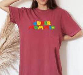 Super Gamer Mom Unleashed Celebrating Motherly Powers T-Shirt Red L