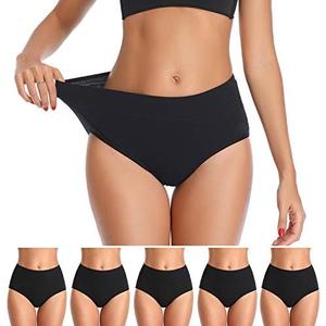 ASIMOON Womens Cotton Underwear Breathable Stretch Postpartum Panties Full Coverage Ladies Briefs Multipack 2XL ASIMOON Womens Cotton Underwear Breathable Stretch Postpartum Panties Full Coverage Ladies Briefs Multipack 2XL