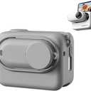 Fotoleey Accessory for Insta360 GO 3- Camera Sleeve and POD silicone case (grey)