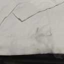 Spicy Sandia Women's Lightweight Long Sleeve Crew Neck Sweaters Striped Casual Knit Pullover Tops (Large, Off-white)