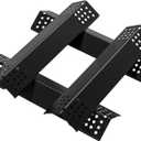 SafBbcue Heat Plates for Monument 4-Burner 41847NG 24367 35633 24633 Gas Grill Accessories, Porcelain Steel Heat Tents for Monument 6-Burner Grills 77352 77352MB Grill Replacement Parts, 4 Pack