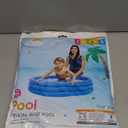 INTEX 59416EP Crystal Blue Inflatable Kiddie Swimming Pool, 45in x 10in