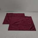 Velvet Throw Pillow Cover Soft Decorative Luxurious Solid Square Cushion Case for Sofa Couch Bedroom Farmhouse,Pack of 2, 18 x 18 Inches, Amaranth