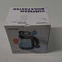 Chefman Electric Kettle, 1.8L 1500W, Hot Water Boiler, Removable Lid for Easy Cleaning, Auto Shut Off, Boil-Dry Protection, Stainless Steel Filter, BPA Free, Borosilicate Glass Electric Tea Kettle (Black)