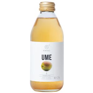KIMINO Ume Sparkling Juice - Wakayama Plum 12% Juice, Organic Cane Sugar, Hyogo Region Water, Antioxidant Support, Made in Japan Whole Pressed, Healthy Asian Drinks - 8.45 Fl Oz