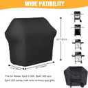 Premium 51" Grill Cover for Weber Spirit/Genesis Series - Heavy-Duty 600D Waterproof Cover with Air Vents - Fits Spirit 300, Spirit II 300, Genesis Series (51" L x 17.8" W x 42" H)