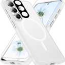 for Samsung Galaxy S26 Case[Compatible with Magsafe] [15 FT Military Grade Drop Protection] with Screen Protector & Lens Protector, Non-Slip Shockproof Case for Galaxy S26 (Clear)