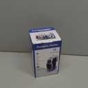 Mini Plug in Heater, Portable Wall Space Heater with Remote, Small Wall Outlet Heating with Adjustable Thermostat and 12H Timer, LED Display for Home Office Bathroom Indoor Use (Ivory)