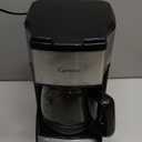 Capresso 5-Cup Mini Drip Coffee Maker, Black and Stainless Steel