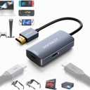 HDMI to USB C Adapter for AR Glasses - 4K@60Hz HDMI Source to USB-C Display Converter, Aluminum Housing, for PS5/4, Xbox, Switch, Laptop, Fire TV Cube to XREAL, Rokid, RayNeo, Viture, Portable Monitor