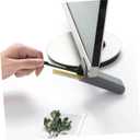 Ciieeo Creative Diy Screen Pen Holder Set with Strong Adhesive for Computer Monitor and Desk Space-Saving Desktop Organizers for Office Supplies Easy to Remove without Surface Damage 3 Pieces Gray