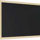 U Brands Chalboard, 18" x 24" Inches, Light Birch Wood Frame (310U00-01)