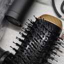 5 in 1 Blow Dryer Brush,Hair Dryer Brush with Detachable Air Styler,Negative Ionic Magic Hair Styler,Hot Air Brush for Women Volumizer,Straightener,Drying (Black Gold)