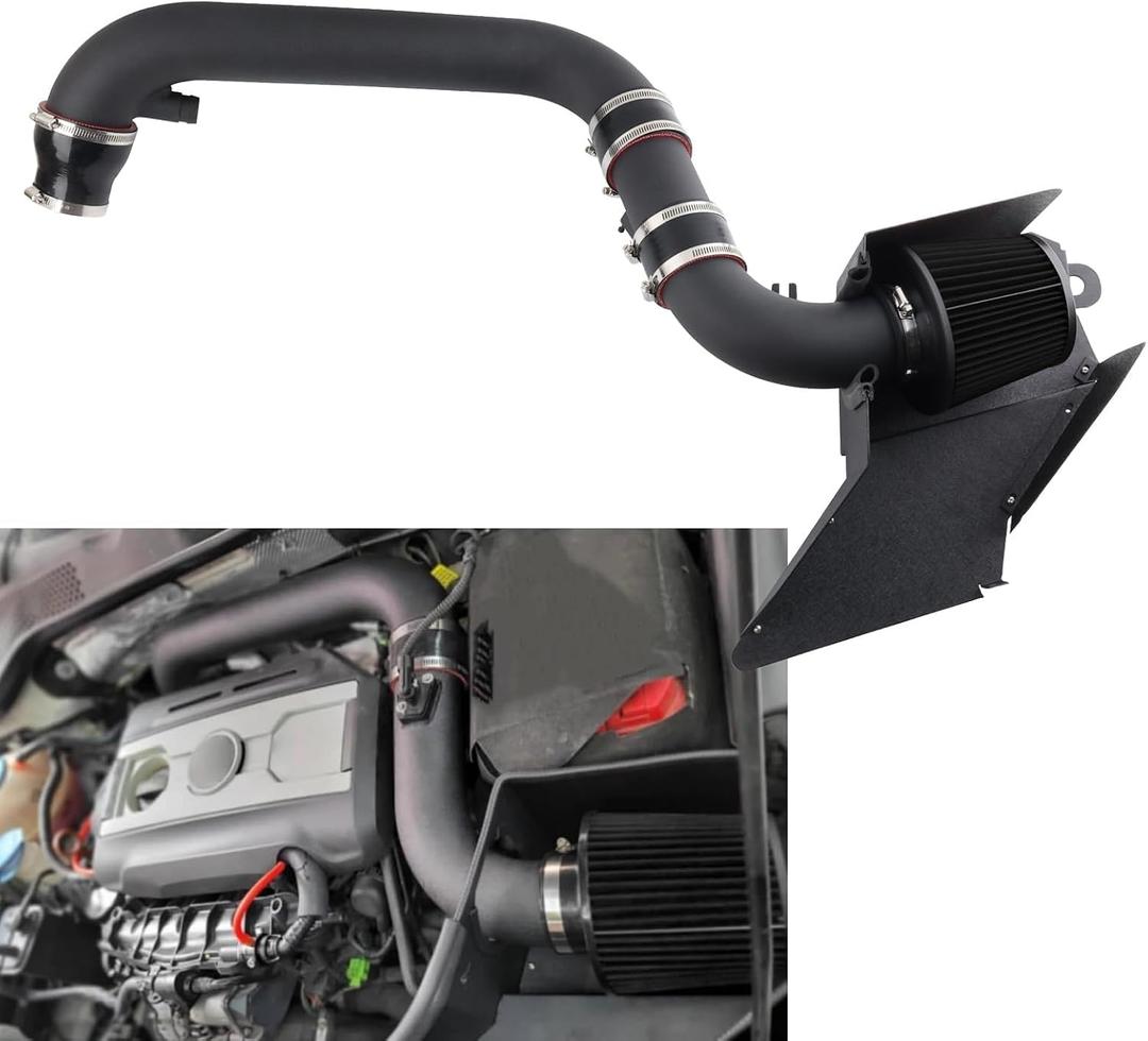 Cold Air Intake 2.0L TSI Turbo Compatible with 2009-2013 AUDI A3, for 2007-2016 VW Passat, 2012-2014 VW Jetta MK6 GLi, for 2009-2013 Golf MK6 2.0L; for 2009-2018 VW Tiguan