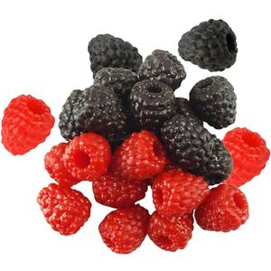 MAGICLULU 40pcs Artificial Raspberry Party Fake Raspberry Ornament for Photography Dining Table Decoration