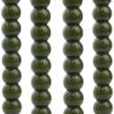 MAITREYA Olive Green Spiral Taper Candles-Set of 4 for Decoration Weddings Party Church-Unscented Dripless Candles,10inch(Olive-D)
